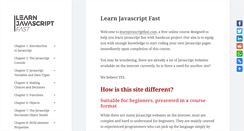 Desktop Screenshot of learnjavascriptfast.com