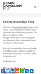 Mobile Screenshot of learnjavascriptfast.com