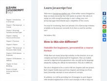Tablet Screenshot of learnjavascriptfast.com